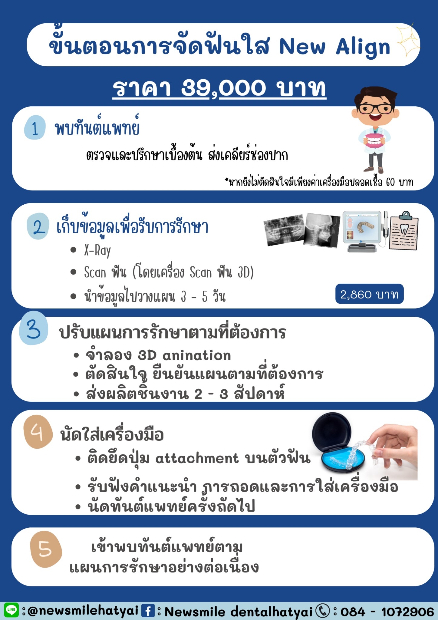 การจัดฟันใส หาดใหญ่